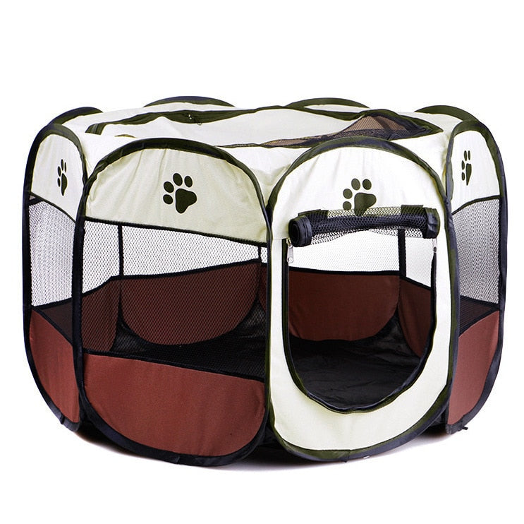 Durable portable folding pet tent for dogs. - Offalstore