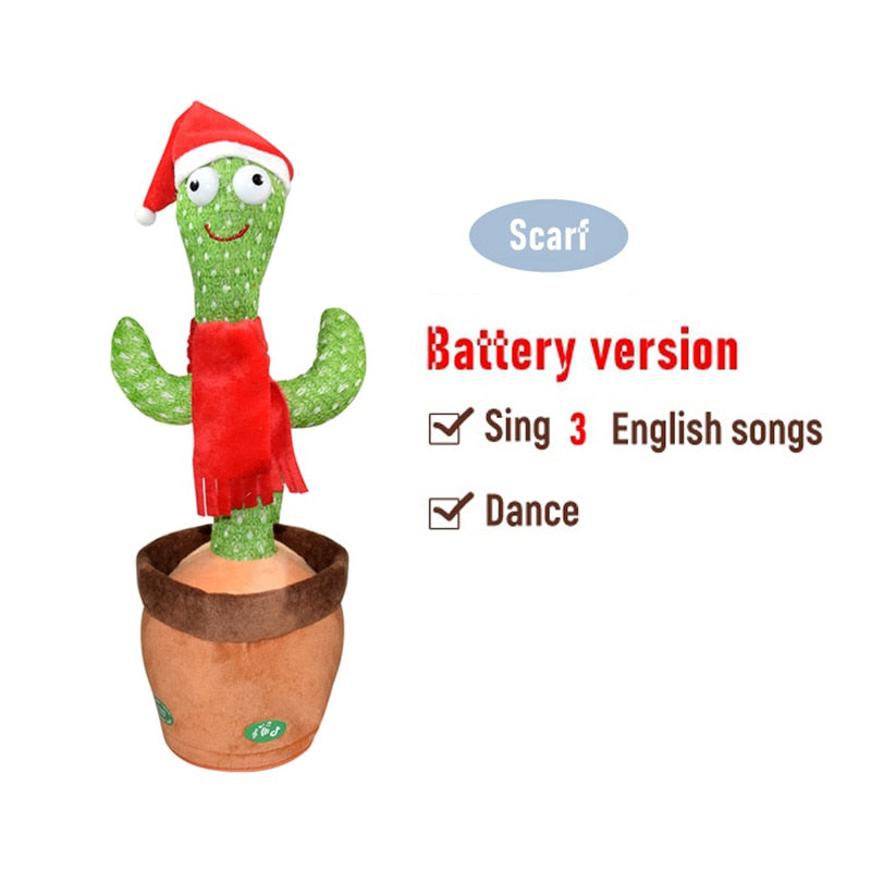 Dancing Cactus Repeat Talking Toy Electronic
