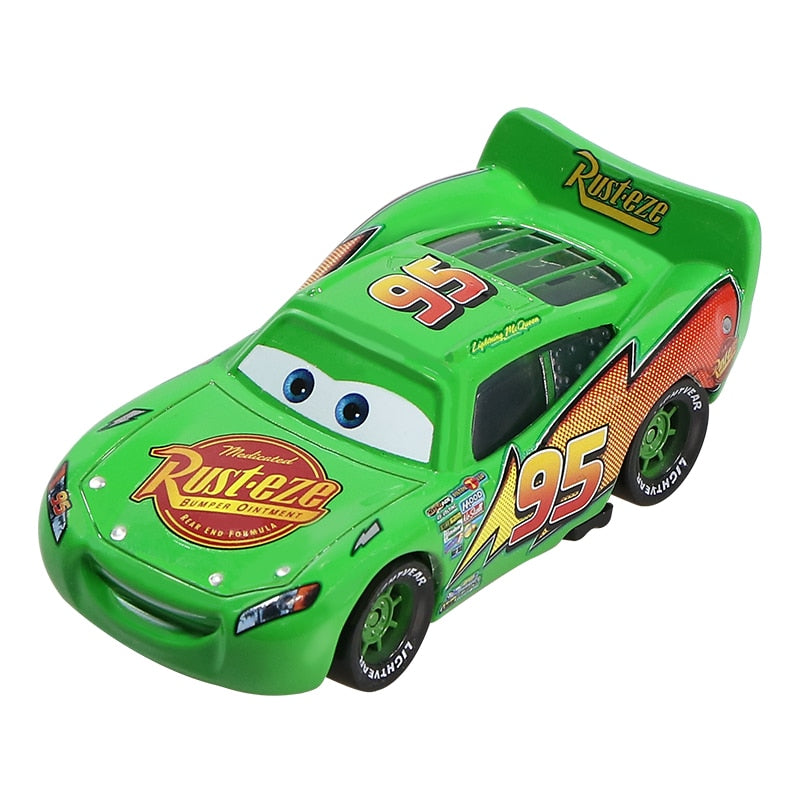 Disney Pixar Cars 2 3 Lightning McQueen Mater Jackson Storm Ramirez 1:55 Diecast Vehicle Metal Alloy Boy Kid Toys Christmas Gift