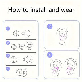 Silence - Noise-filtering earplugs for clear speech in social situations.