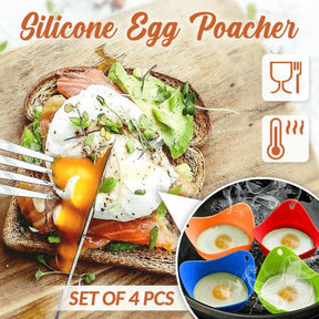 Easy Silicone Egg Poacher (4 PCS) - Offalstore