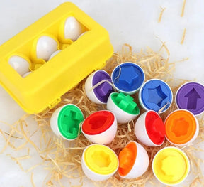 Baby Learning Color & Shapes Matching Egg Toy - Offalstore