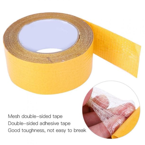 Strong Adhesive Double-Sided Gauze Fiber Mesh Tape (2 Pieces) - Offalstore
