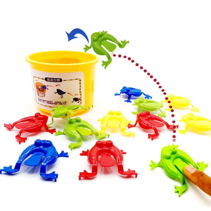 5/10 Pcs Jumping Frog Bounce Fidget Toys For Kids