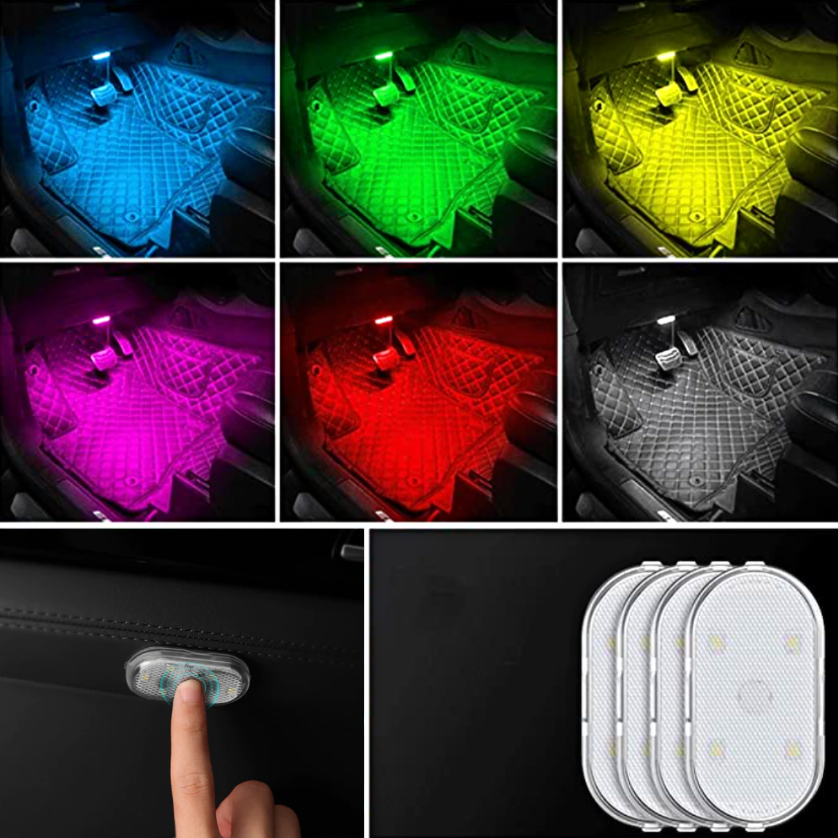 7-Color Car LED Touch Lights - Offalstore
